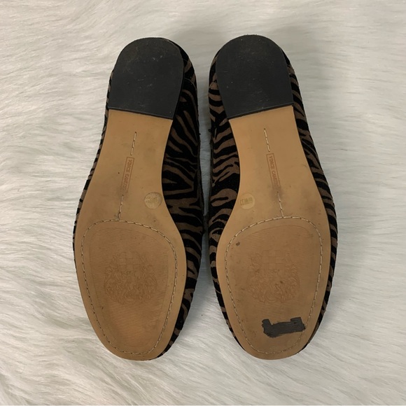 Vince Camuto Leather Slip-On Loafers - Padaire - Mocha Tiger - Size 6.5 - Picture 6 of 11